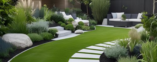 تركيب عشب صناعي بالرياض ضمن تصميم وتنسيق الحدائق