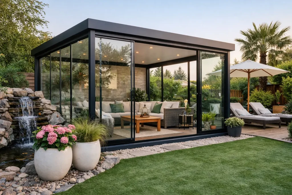 غرف زجاجية بالرياض